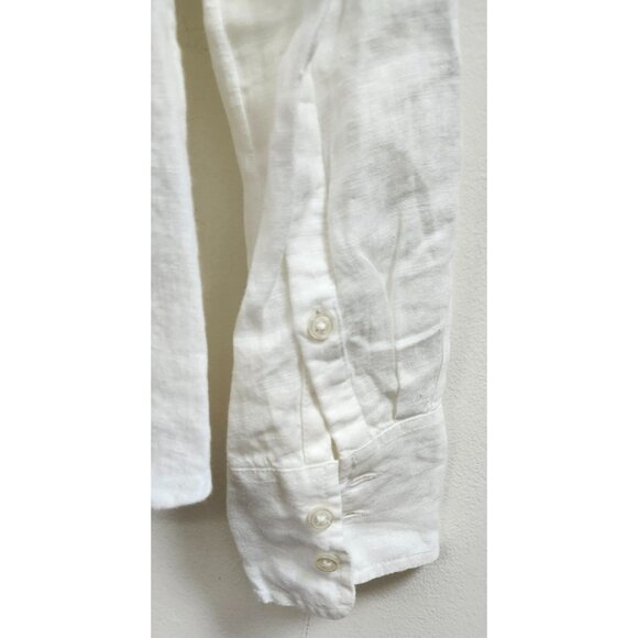BAIRD McNUTT IRISH LINEN for J.CREW Wren Slim Shirt Size 2 - Picture 6 of 13